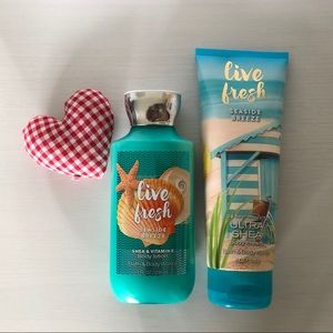 BBW Live Fresh Seaside Breeze - Body Lotion&Cream